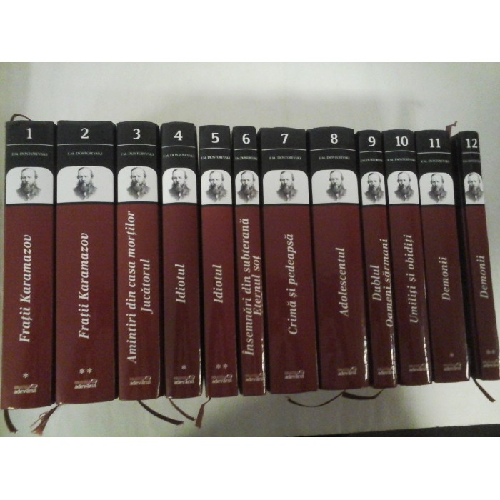 F.M. DOSTOIEVSKI (12 Volume) - Biblioteca Adevarul